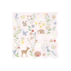 Little Animals Large Napkins (x 16)