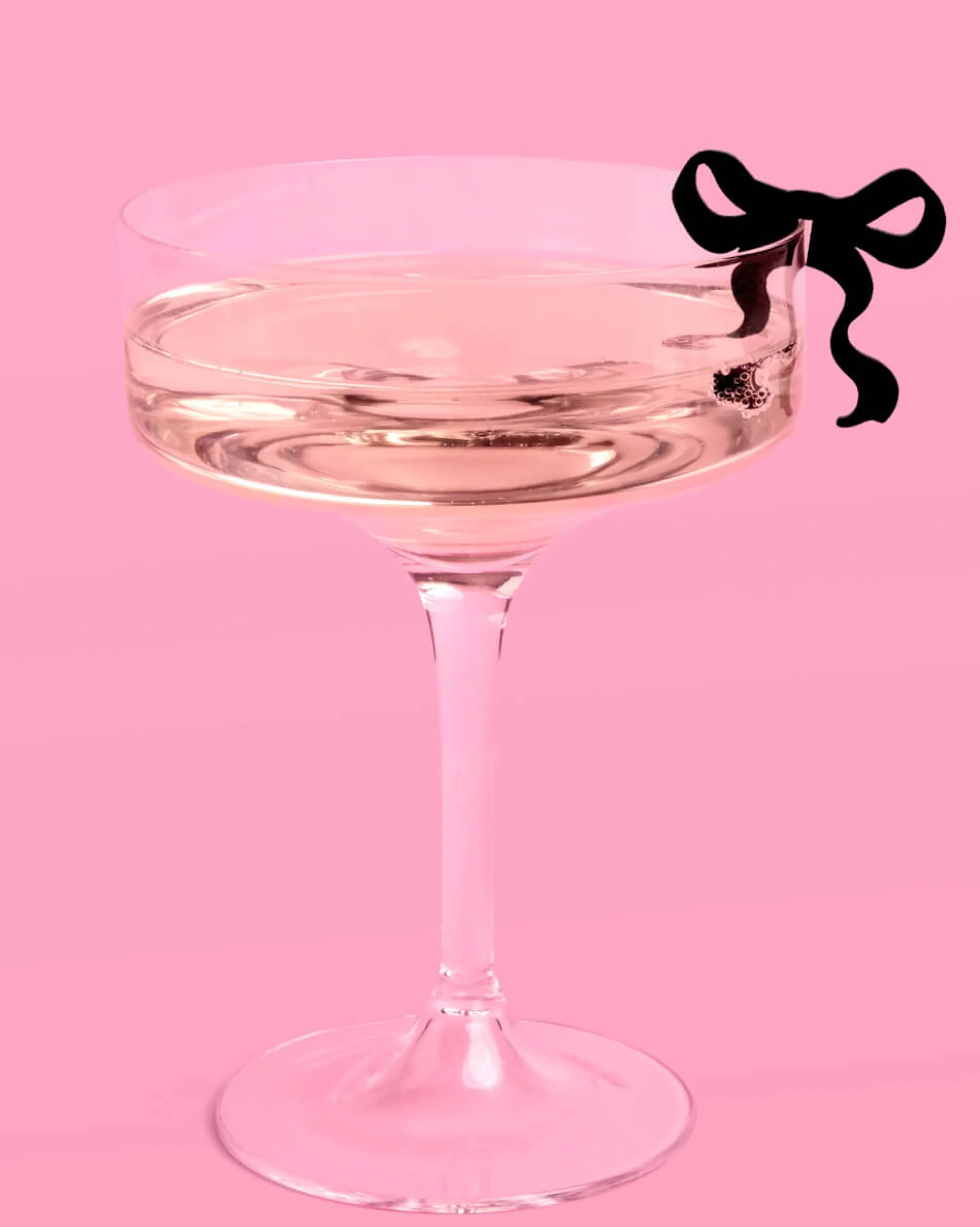 Little Black Bow Drink Markers - 8 drink markers
