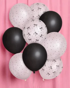 Little Black Bow Pack - 24 latex balloons