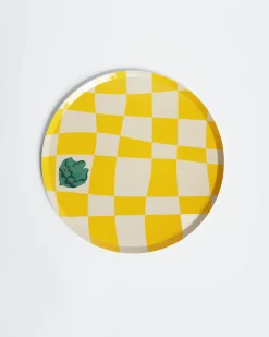 Little Chef Checkered Paper Plates, Pack of 12