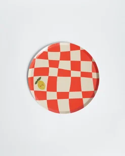 Little Chef Checkered Paper Plates, Pack of 12