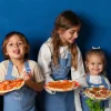 Little Chef Embroidered Linen Cooking Aprons