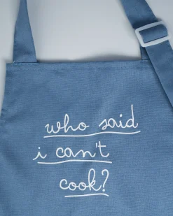 Little Chef Embroidered Linen Cooking Aprons