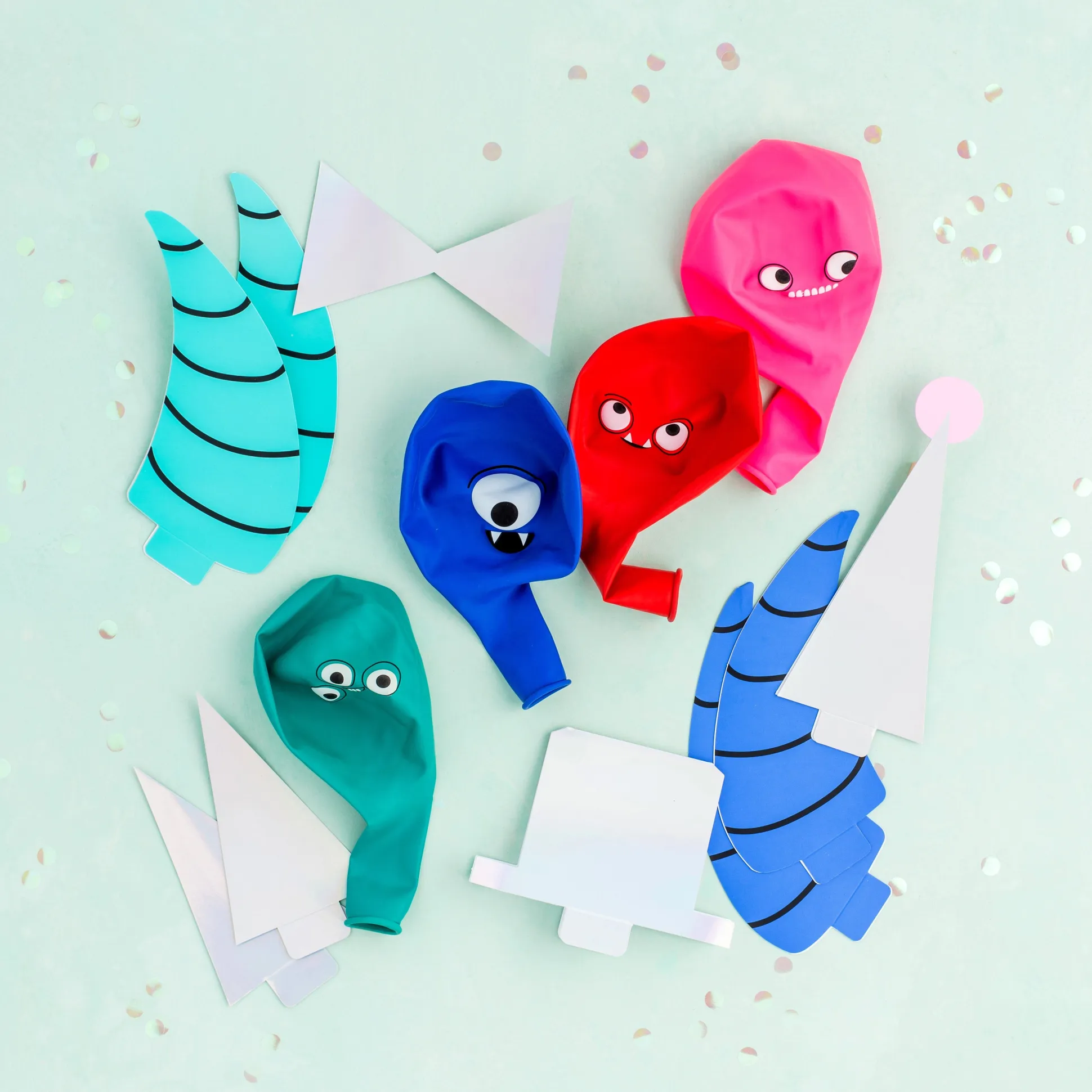 Little Monsters DIY Balloon Decorating Set, Pack of 20