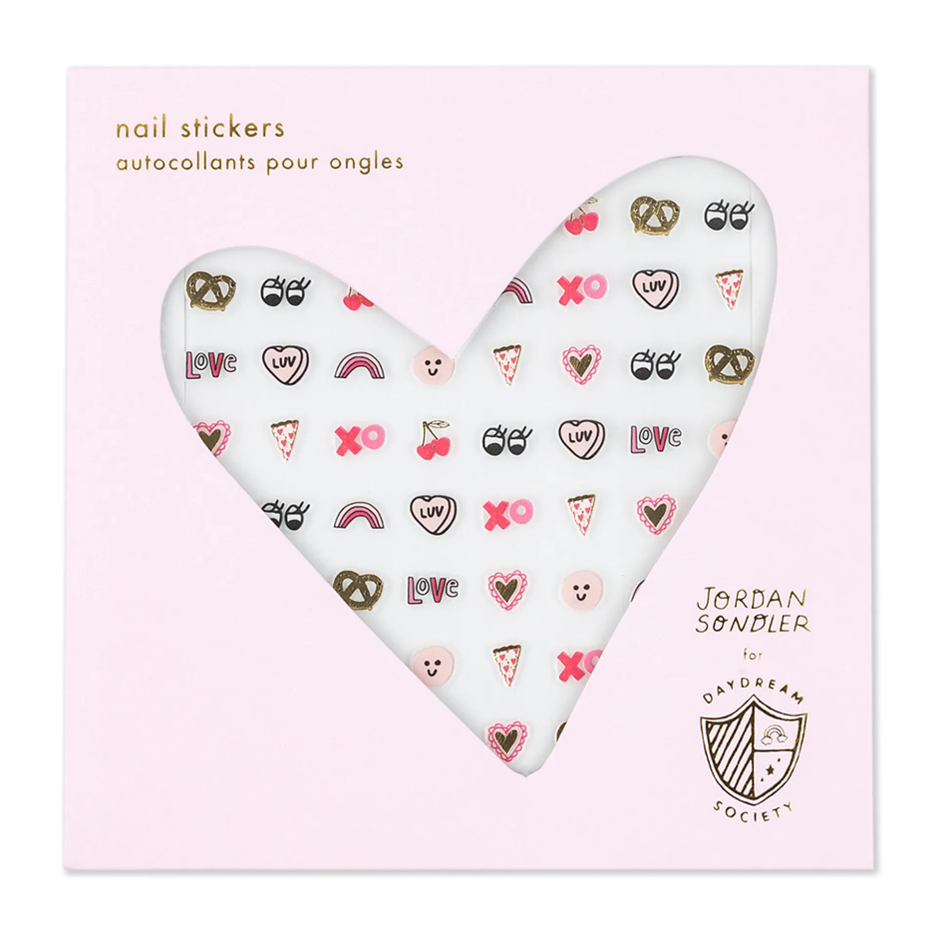 Love Notes Nail Stickers, Pack of 100