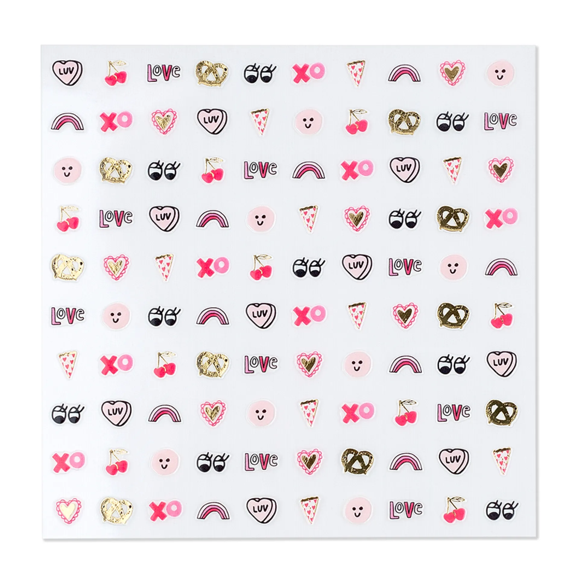 Love Notes Nail Stickers, Pack of 100