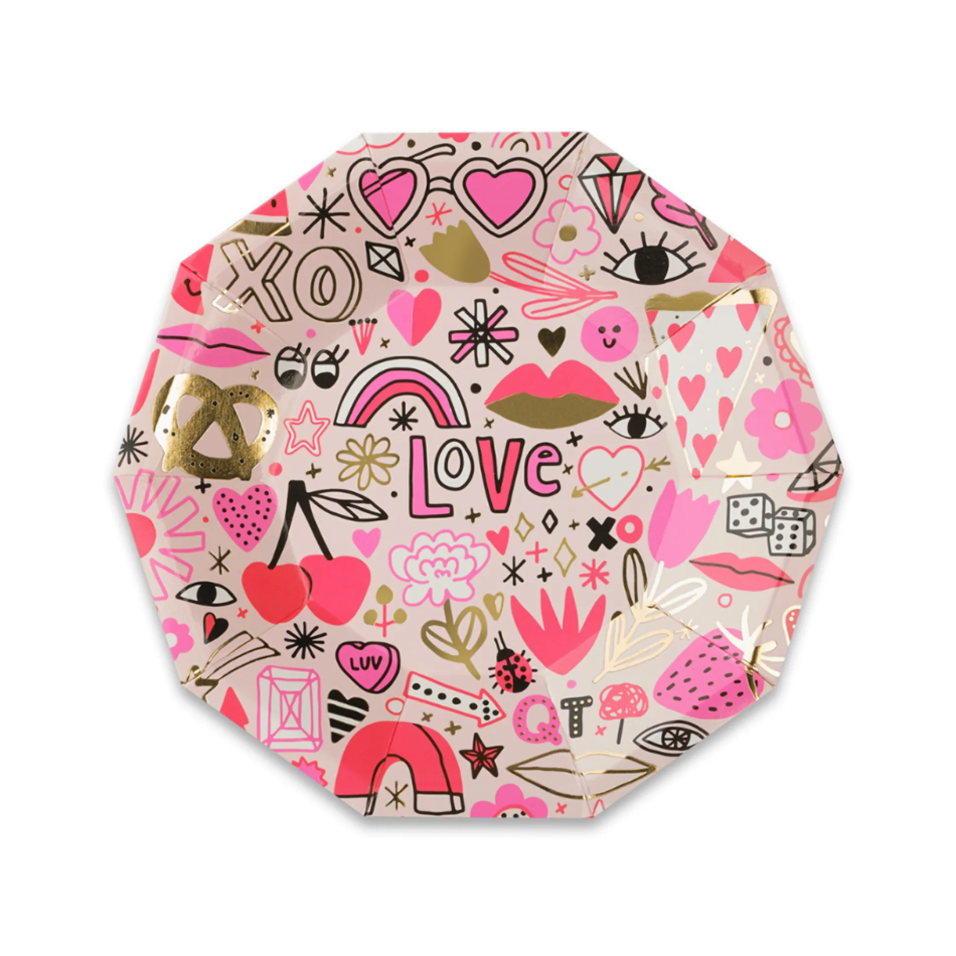 Love Notes Small Plates, Pack of 8