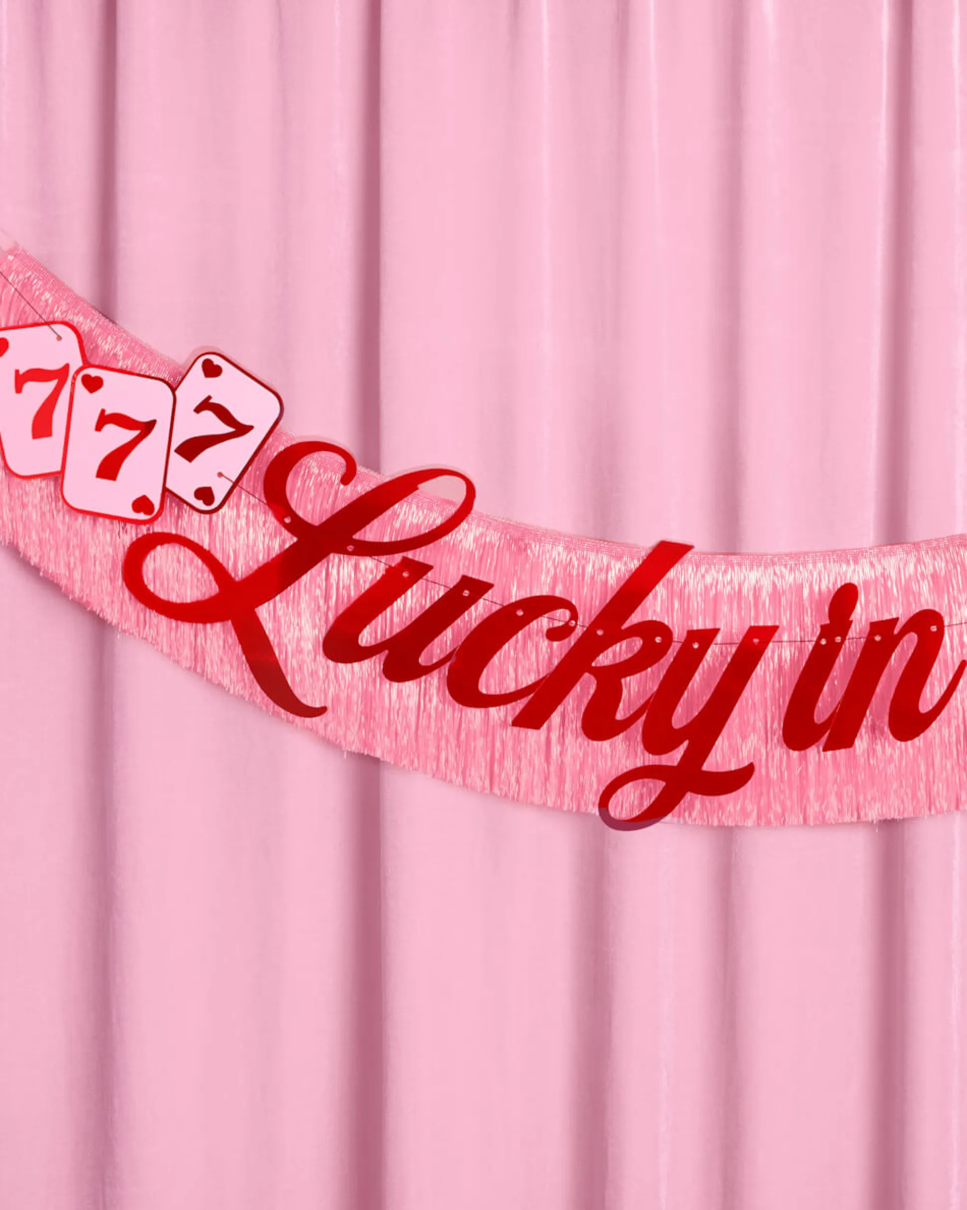 Lucky in Love Banner - two piece banner