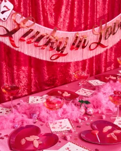 Lucky in Love Banner - two piece banner