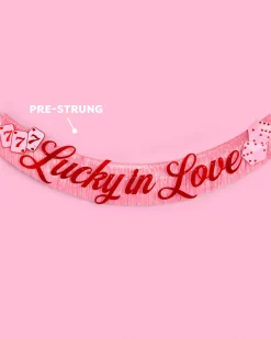 Lucky in Love Banner - two piece banner