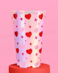Lucky in Love Cups - 16 plastic cups