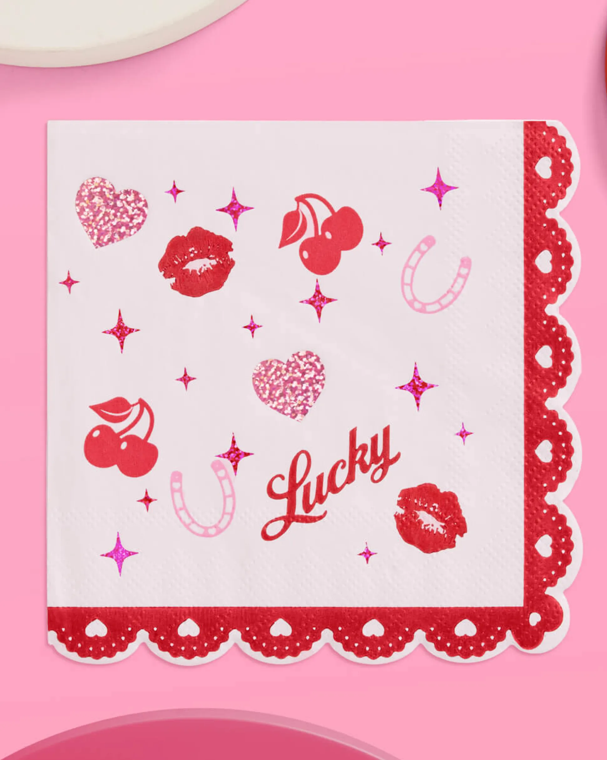 Lucky in Love Napkins - 25 paper napkins