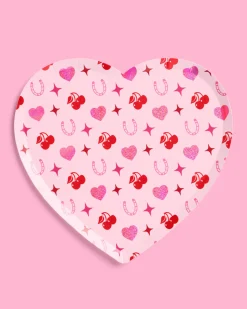 Lucky in Love Plates - 24 paper plates