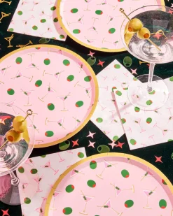 Martini Plates - 25 paper plates