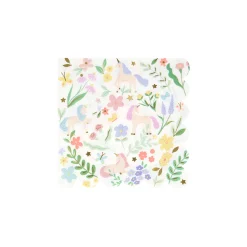 Meadow Unicorns Small Napkins, Set of 8