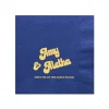 Meet Me On The Dance Floor Custom Napkin, Gold Foil