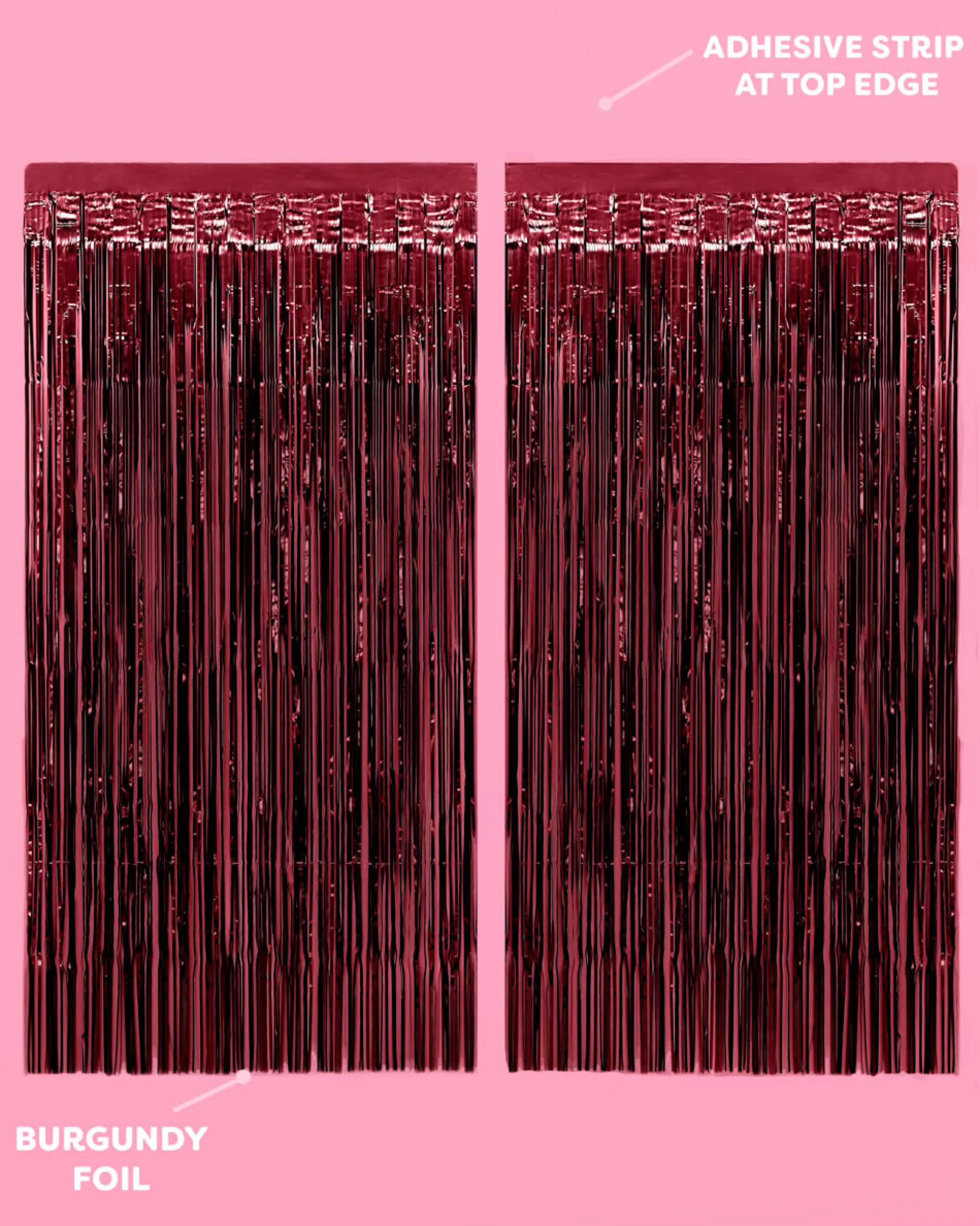 Merlot Curtain - set of 2 curtains
