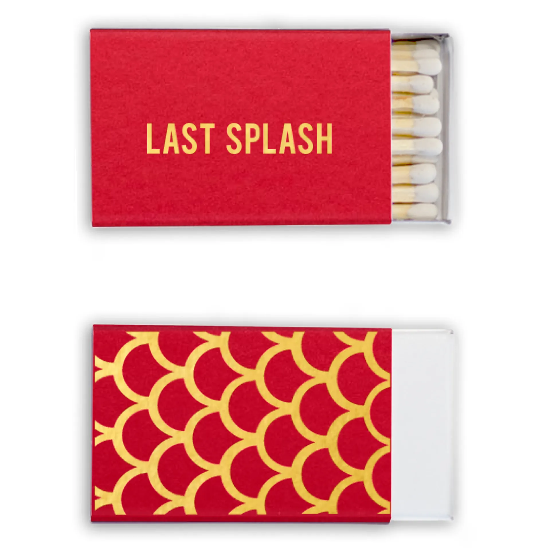 Mermaid Custom Matchboxes, Gold Foil