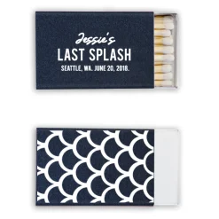 Mermaid Custom Matchboxes, White Foil