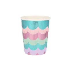 Mermaid Scalloped Fringe Cups