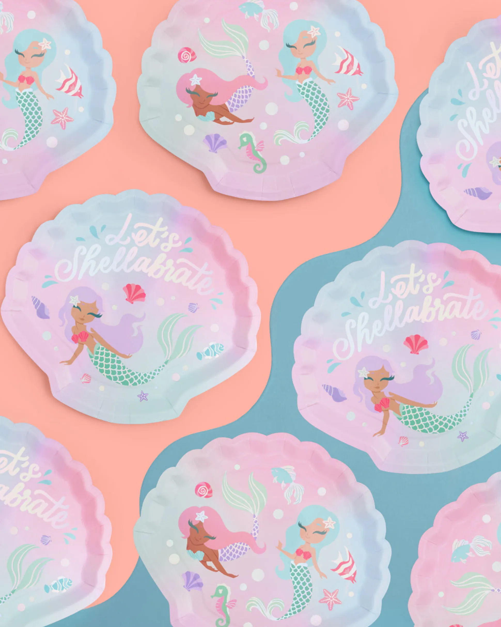 Mermazing Plates, Pack of 24