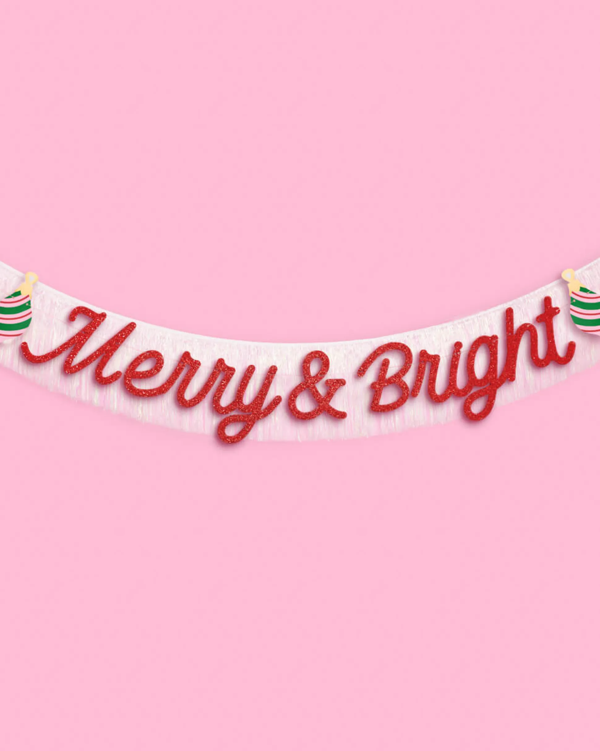 Merry & Bright Banner - two piece banner