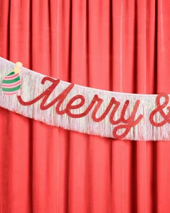 Merry & Bright Banner - two piece banner