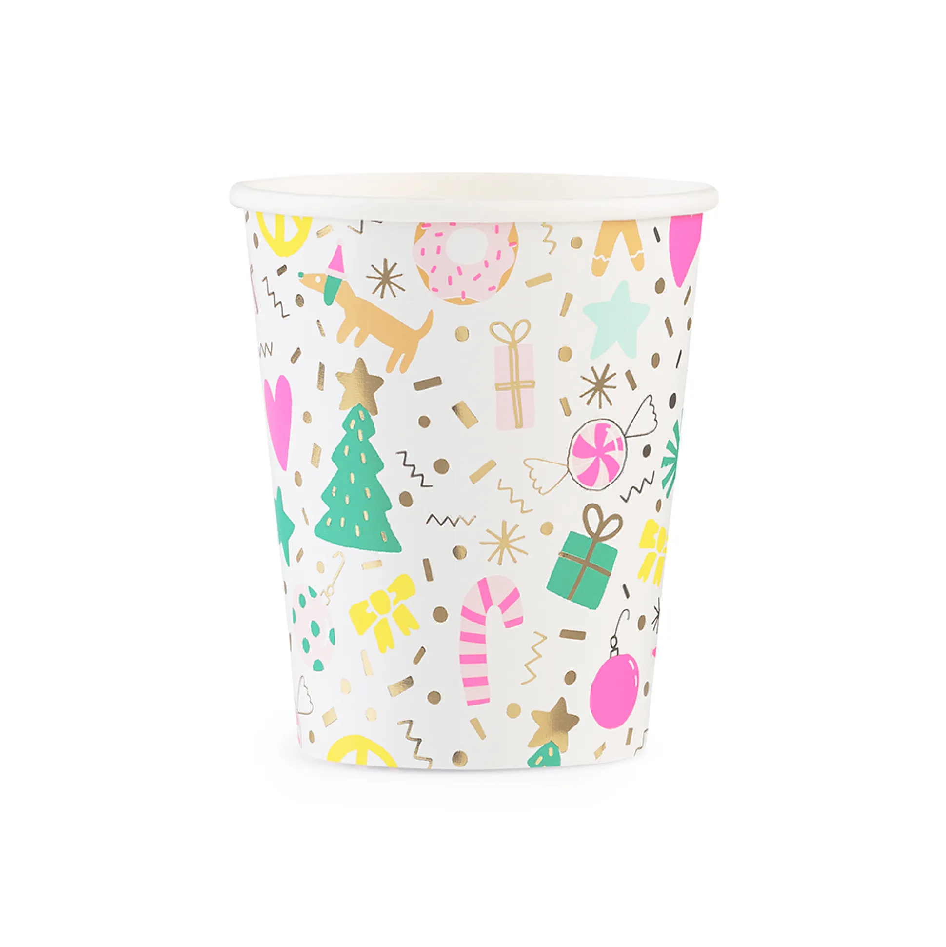 Merry + Bright 9 oz Cups, Set of 8