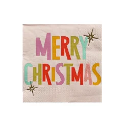 Merry Christmas Cocktail Napkins, Set of 20