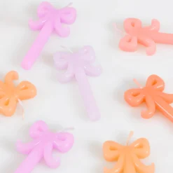 Mini Bow Candles (x 10)