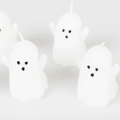 Mini Ghost Candles, Pack of 5