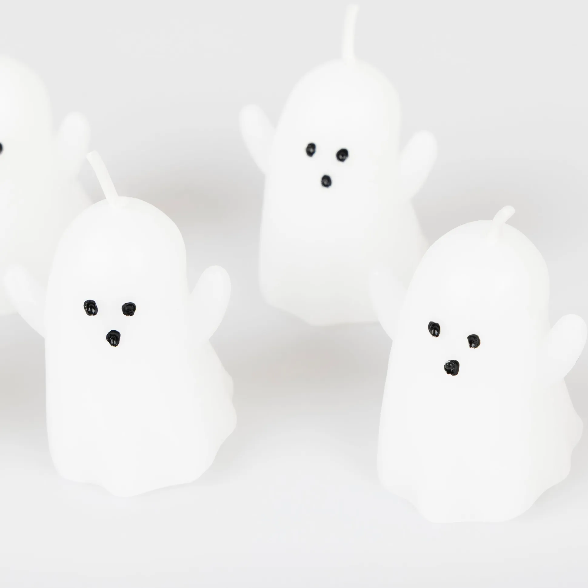 Mini Ghost Candles, Pack of 5