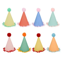 Mini Party Hats, Pack of 8