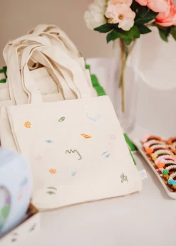 Mini Tote Bag (Art Party Theme)