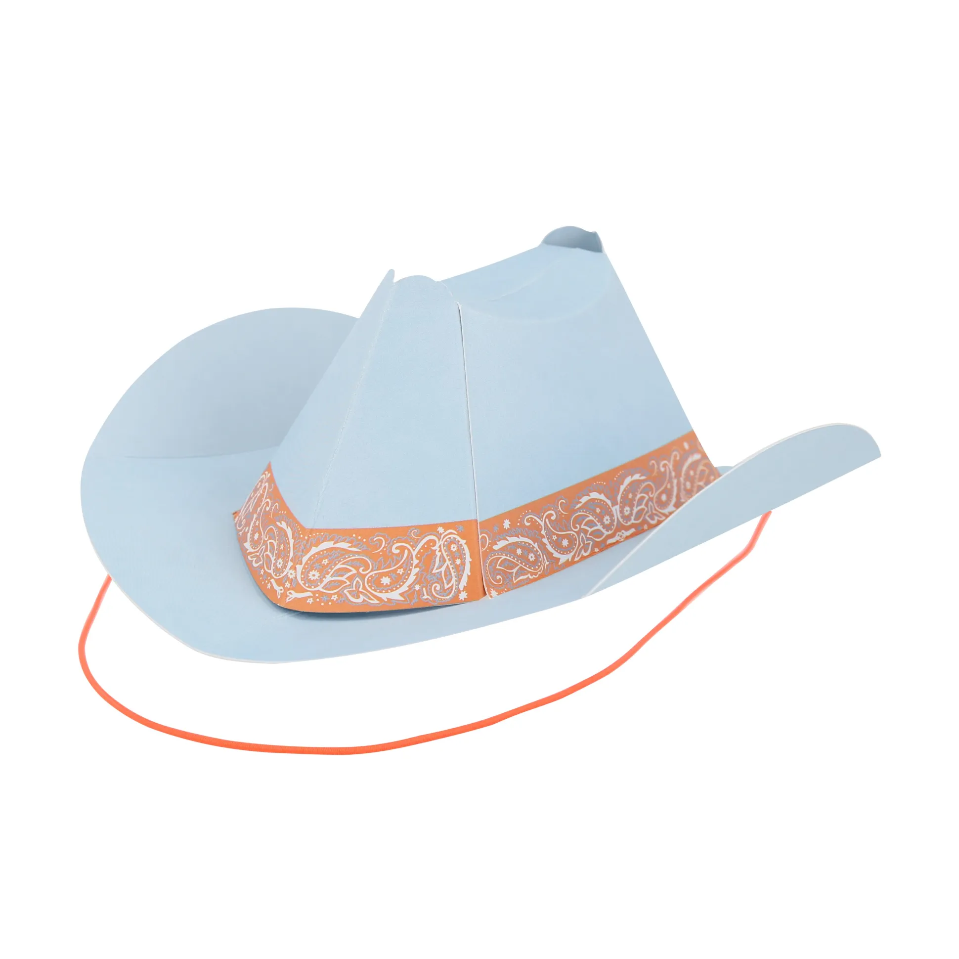 Mini Western Party Hats, Set of 8