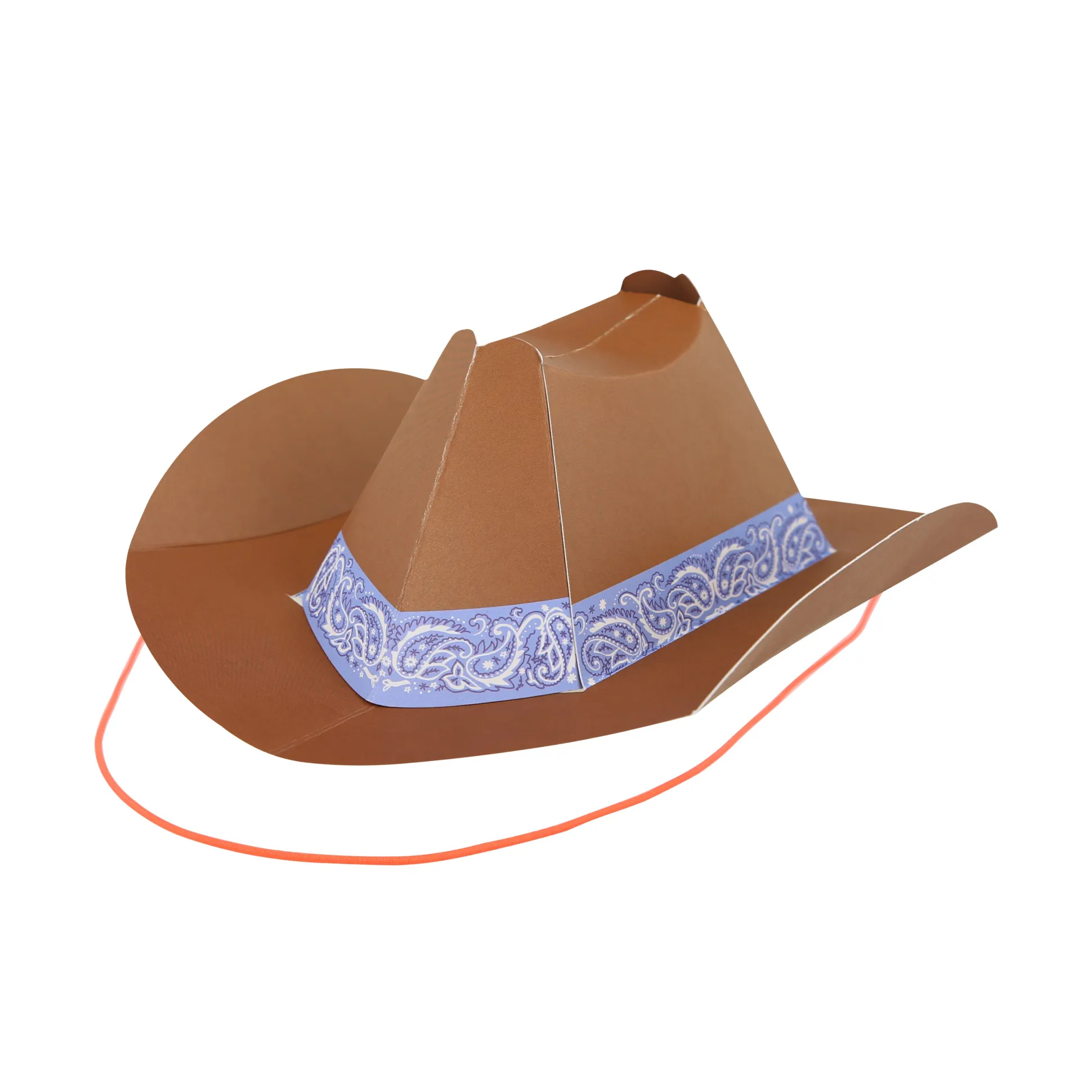 Mini Western Party Hats, Set of 8