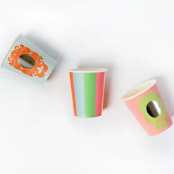 Mirror Mirror and Striped Princess Cups, Pack of 12