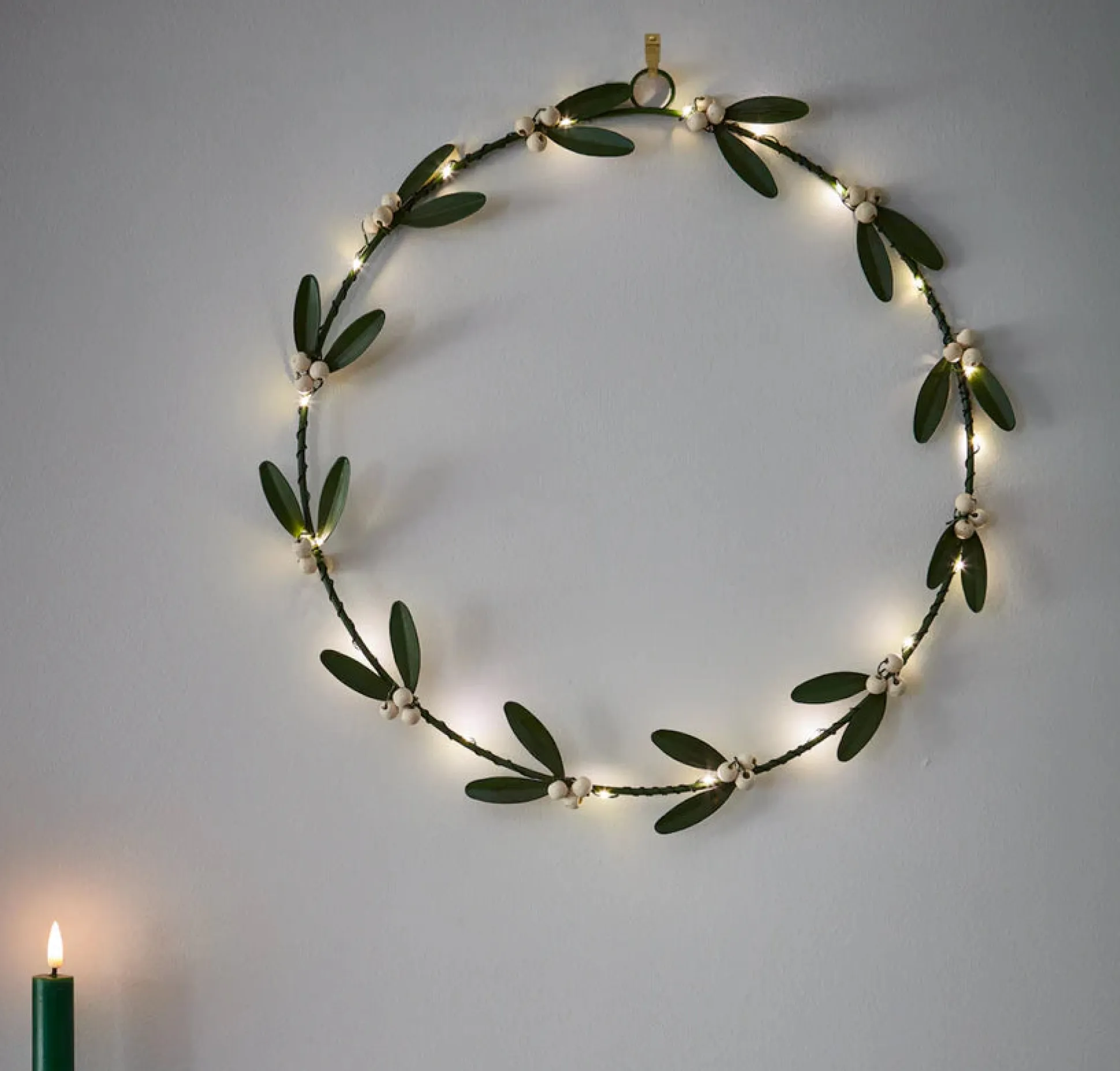 Mistletoe Wreath, Set of 3