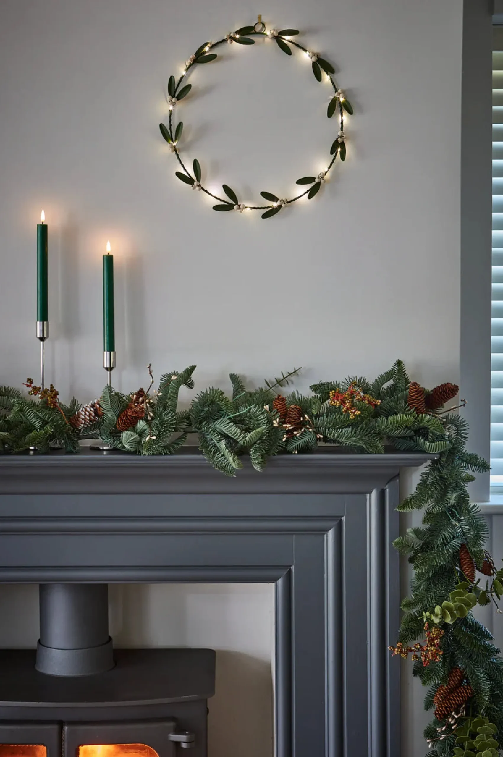 Mistletoe Wreath, Set of 3