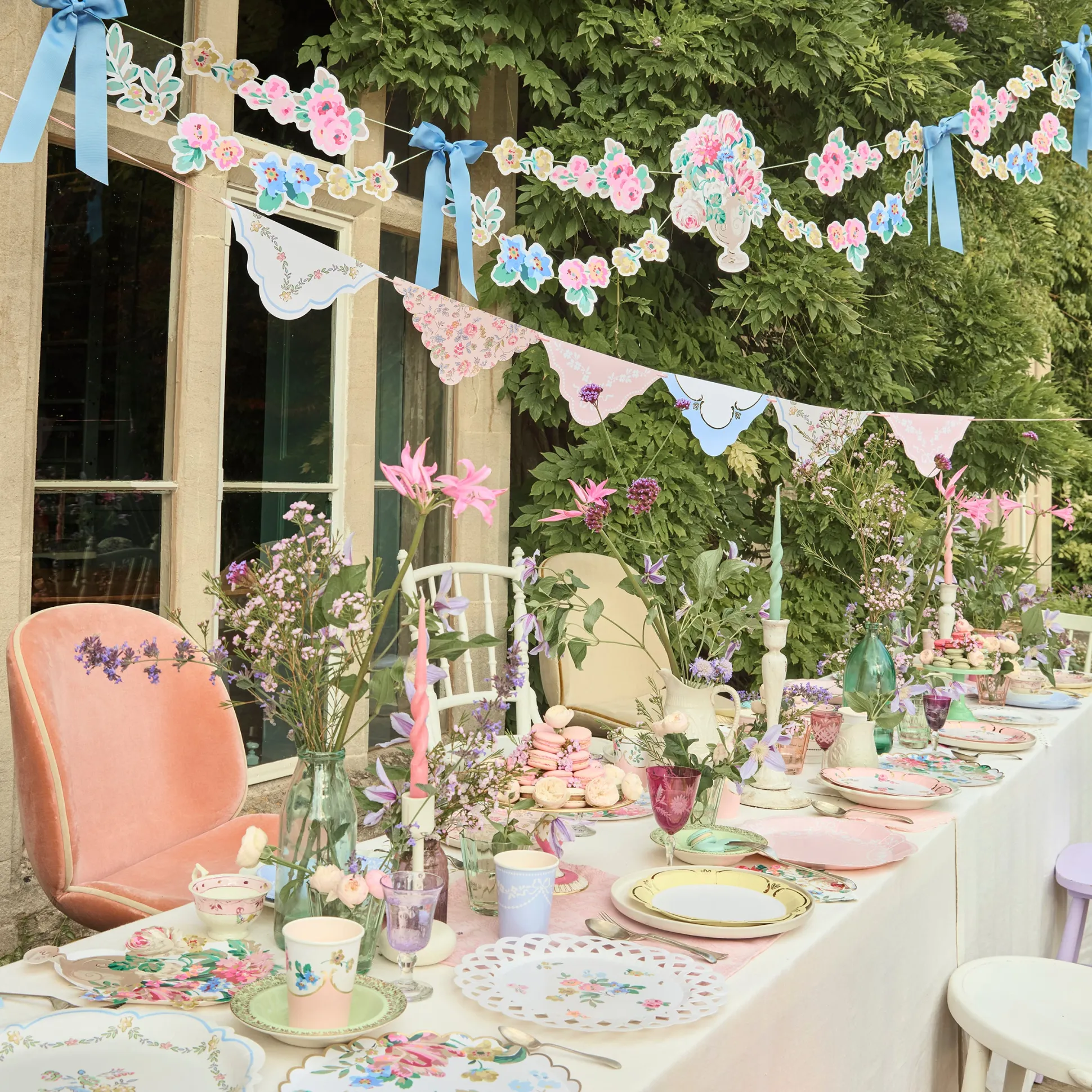 Mixed Floral Garland Set