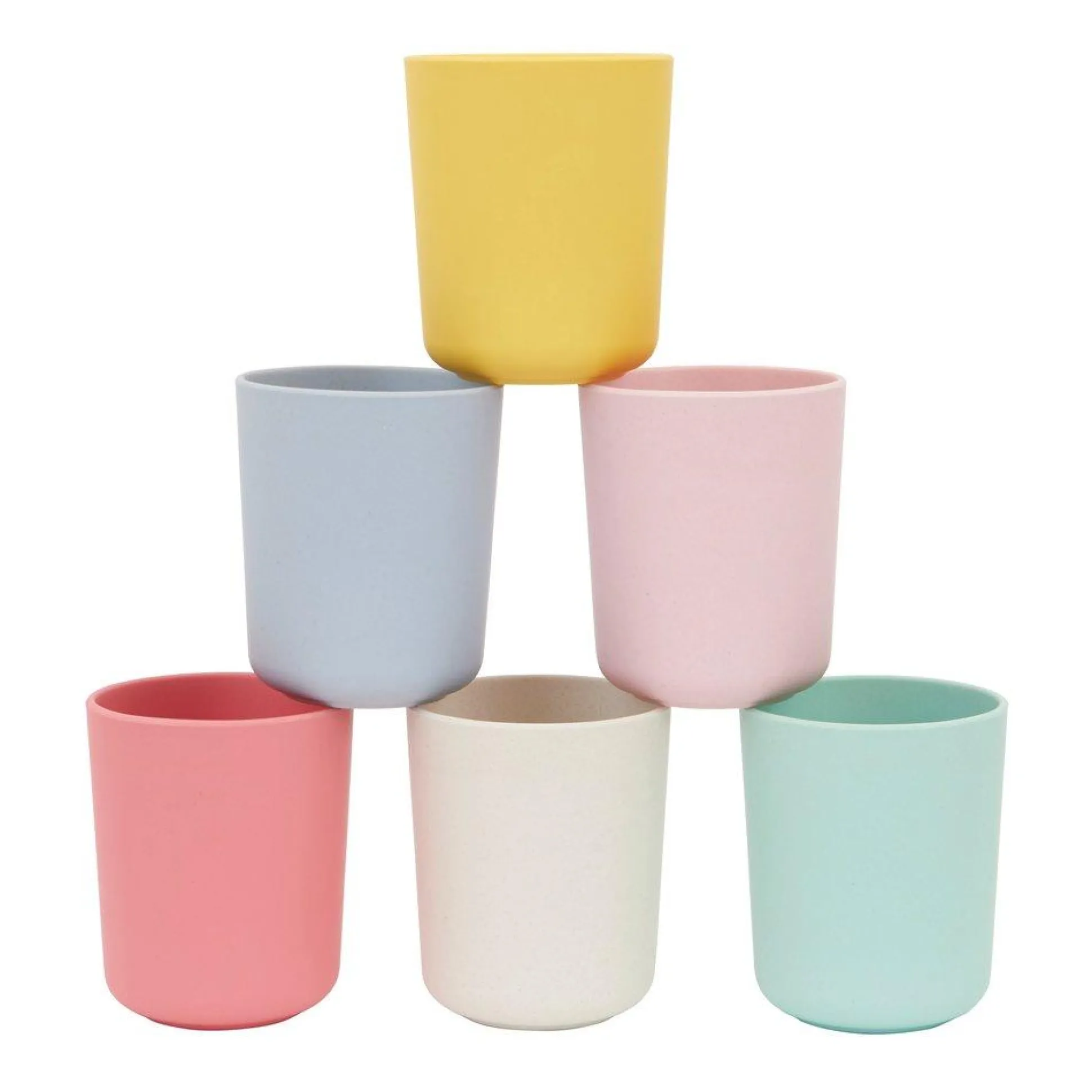 Mixed Set Bamboo Fiber Cups