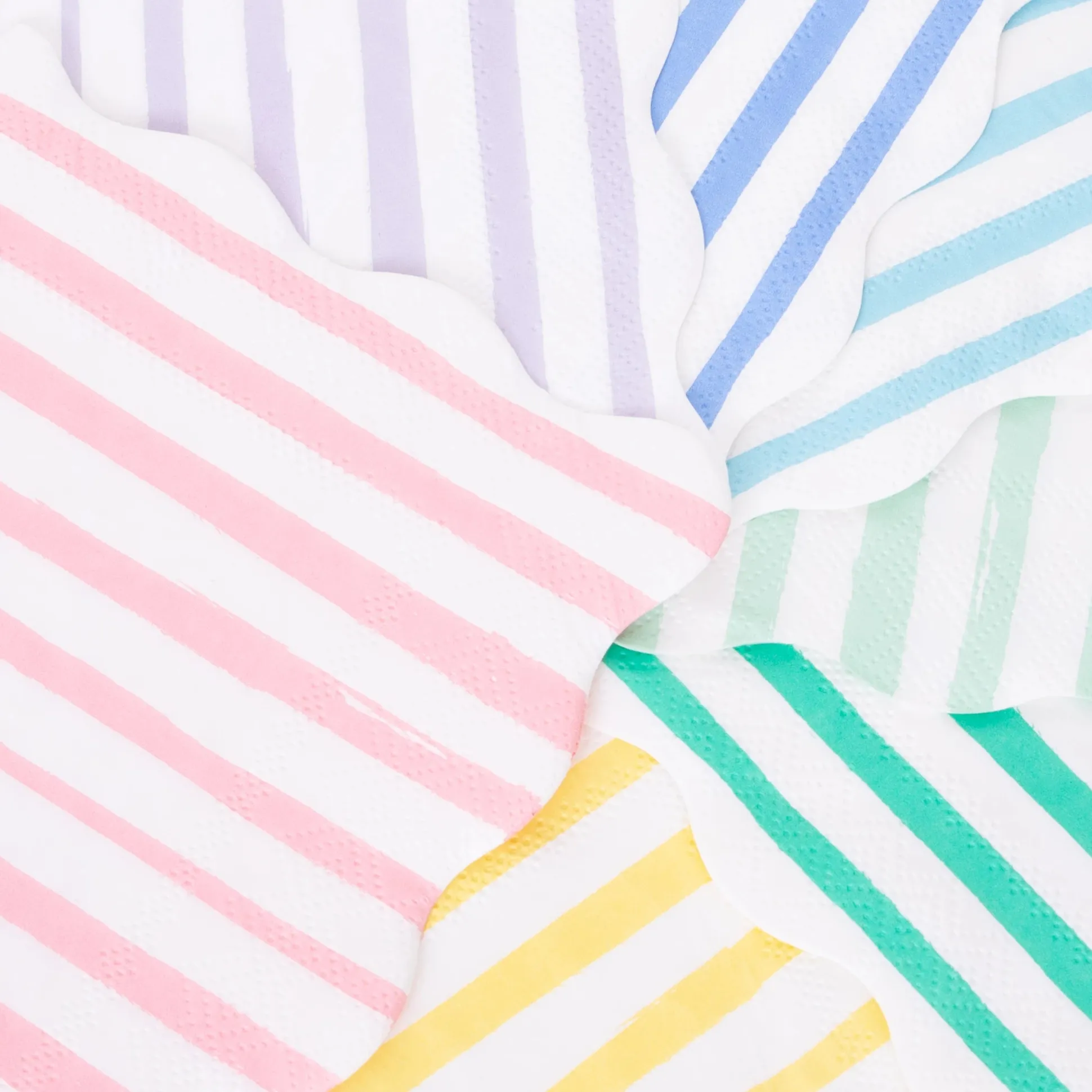 Mixed Stripe Small Napkins, Pack of 16