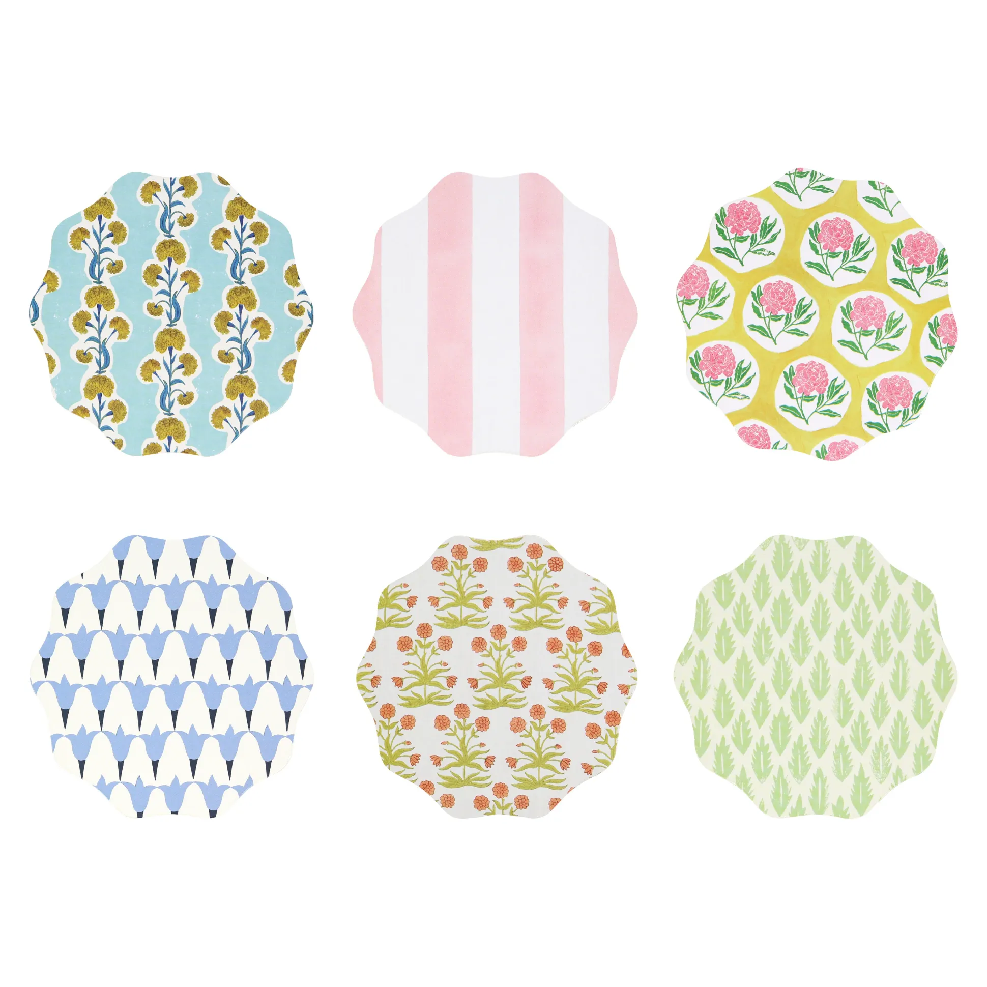Molly Mahon x Meri Meri Coasters, Pack of 6