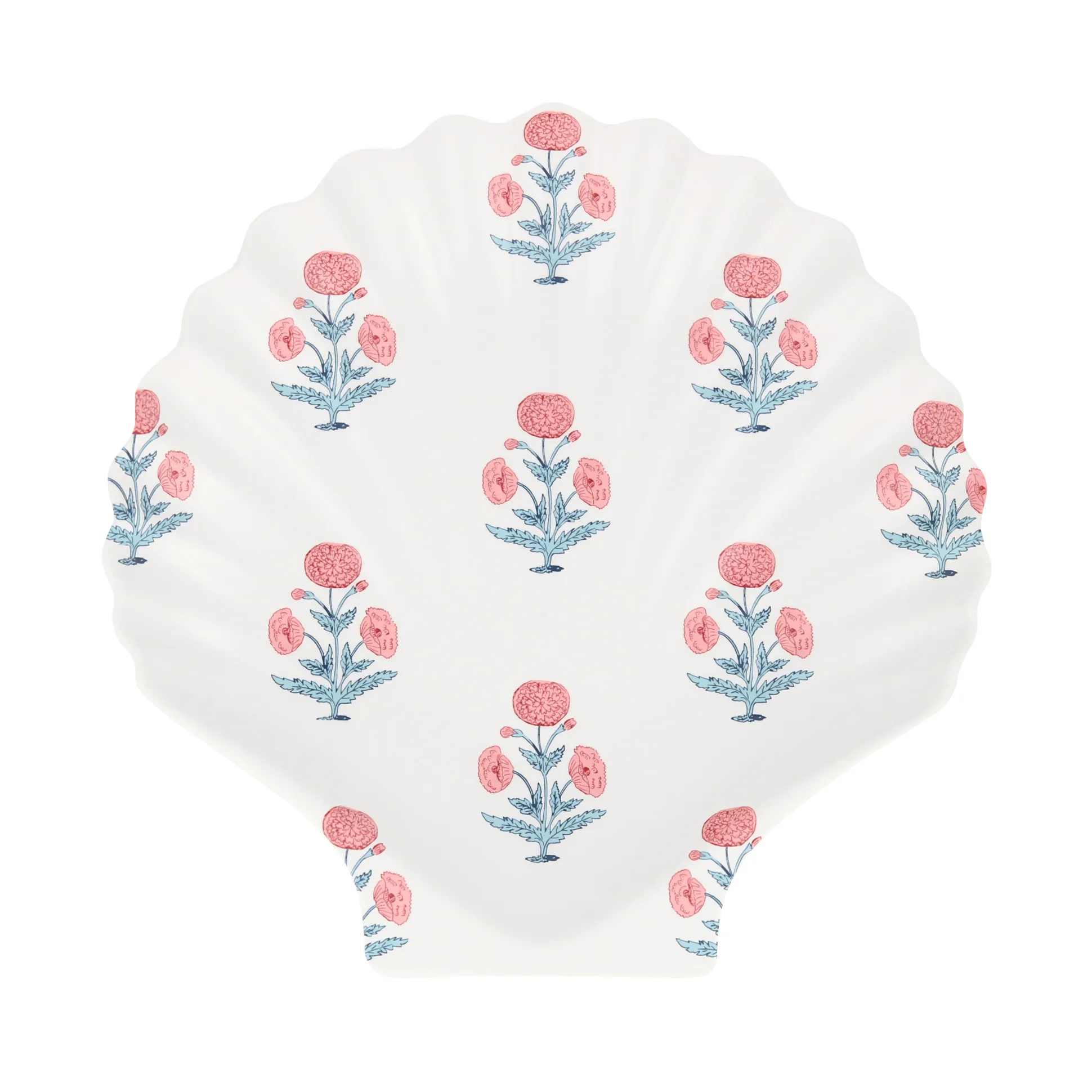 Molly Mahon x Meri Meri Reusable Shell Plates, Pack of 4