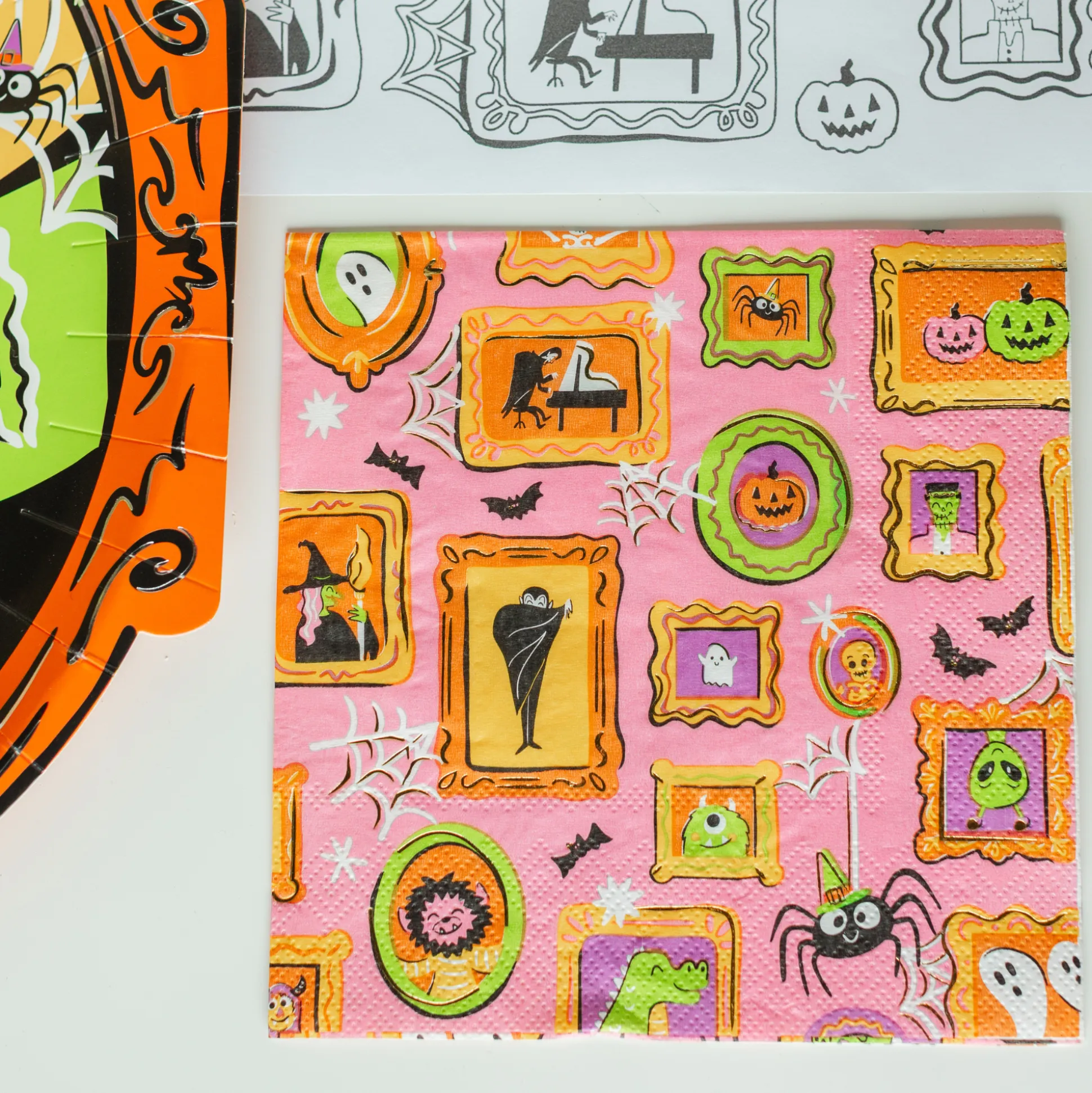 Monster Mash Large Napkins, Set of 16