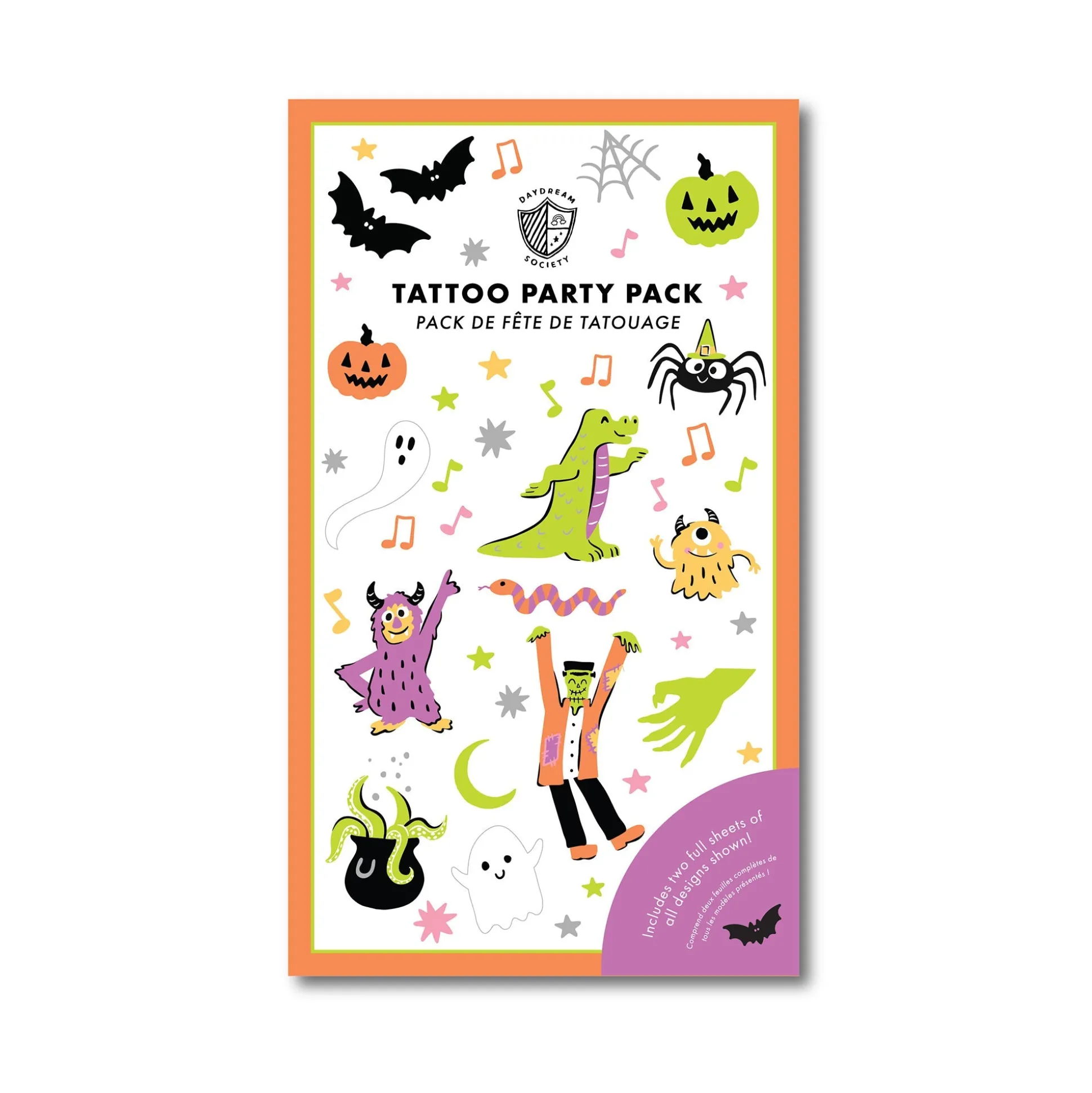 Monster Mash Tattoo Party Pack