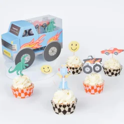 Monster Truck Cup Cake Kit, Set of 24