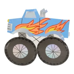 Monster Truck Plates, Set of 8