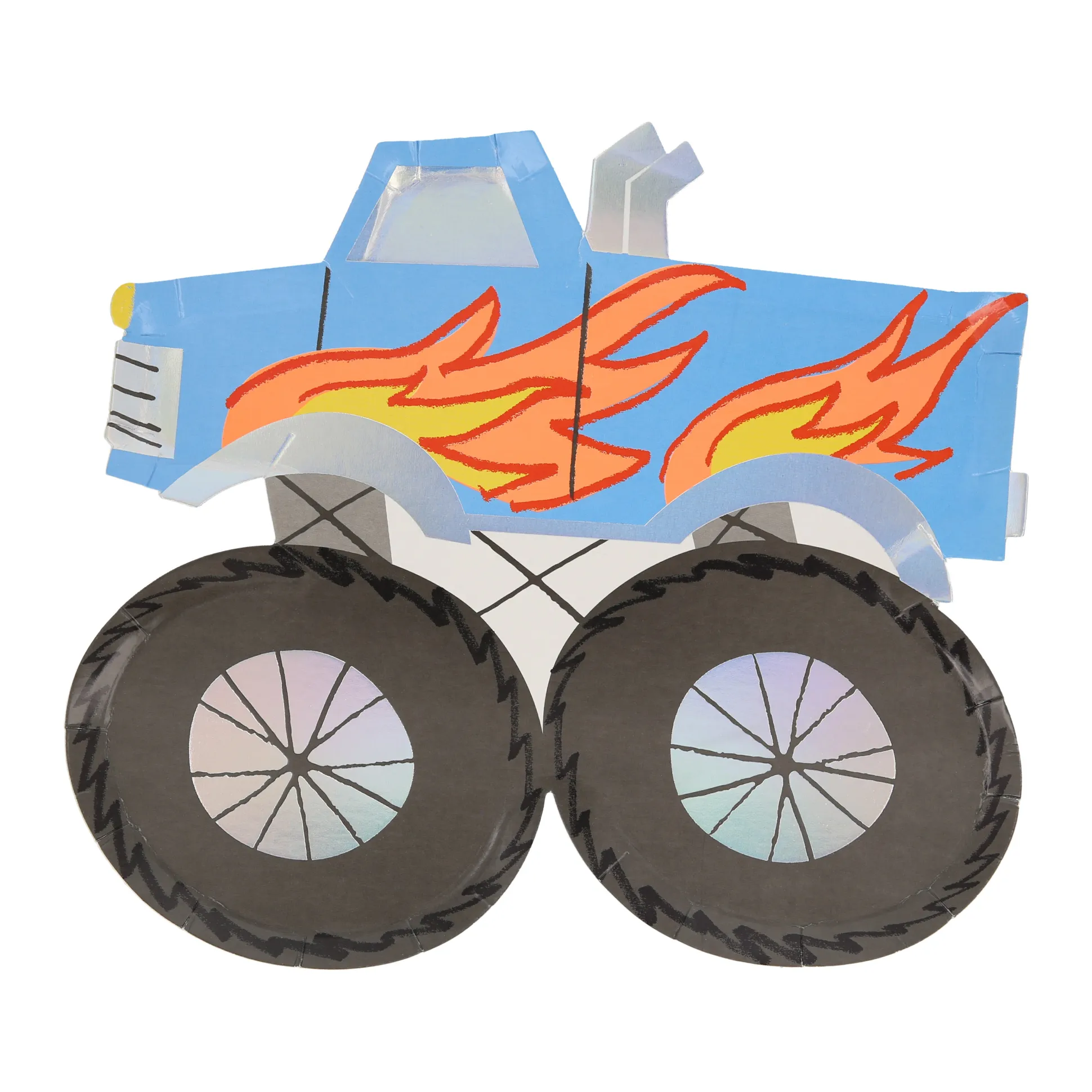 Monster Truck Plates, Set of 8