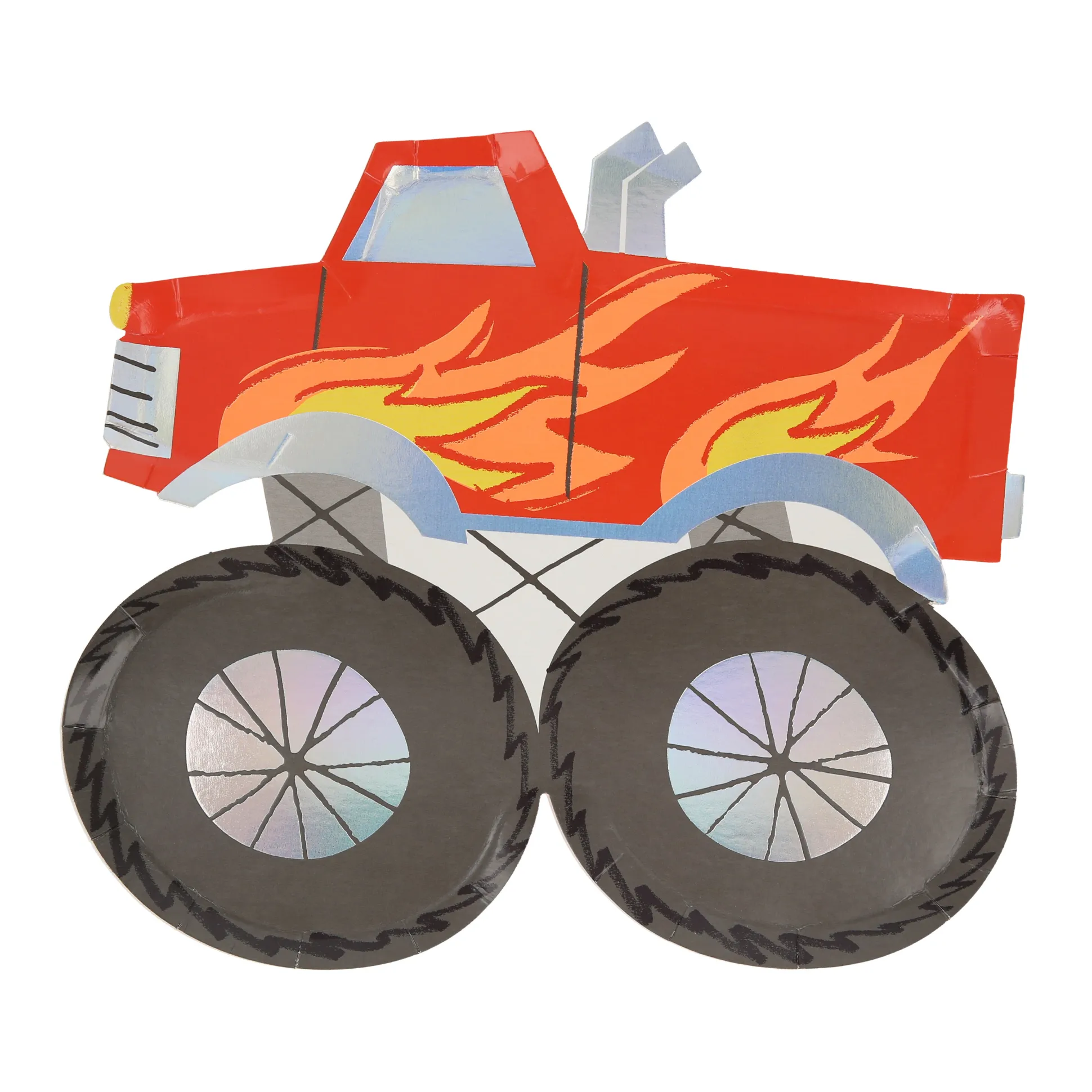 Monster Truck Plates, Set of 8
